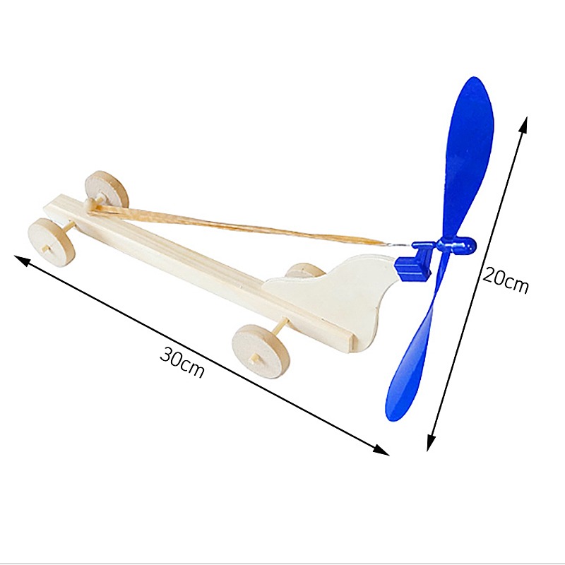 DIY 풍력 프로펠러 나무자동차