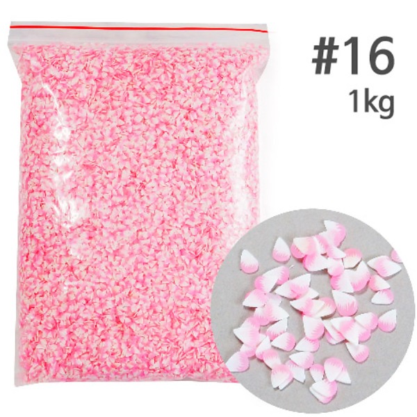 토핑 폴리머파츠[16 연분홍꽃잎] 1kg
