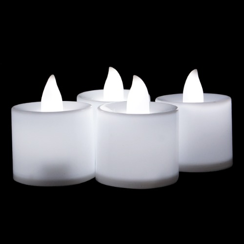 원형 LED촛불티라이트(흰색)